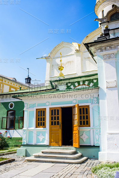 三一Sergius Lavra在Sergiyev Posad，莫斯科区，俄罗斯。联合国教科文组织世界