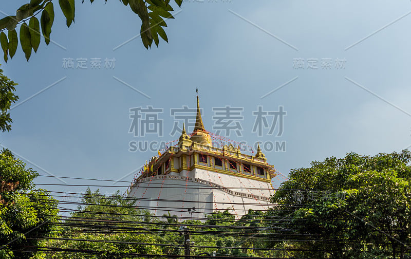 金山Wat Saket，泰国曼谷的旅游地标