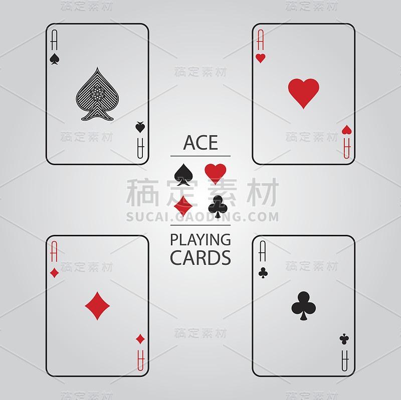 一组纸牌向量:Ace