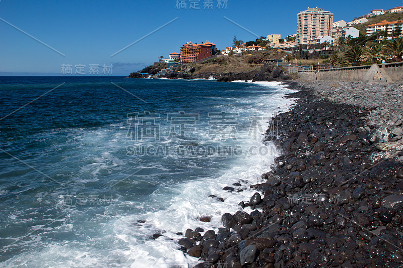 马德拉岛的南部海岸