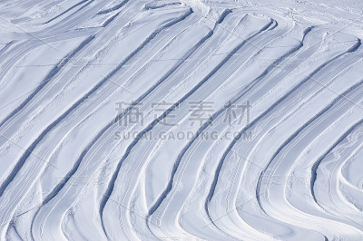 奥地利基茨施泰因霍恩滑雪场的斜坡