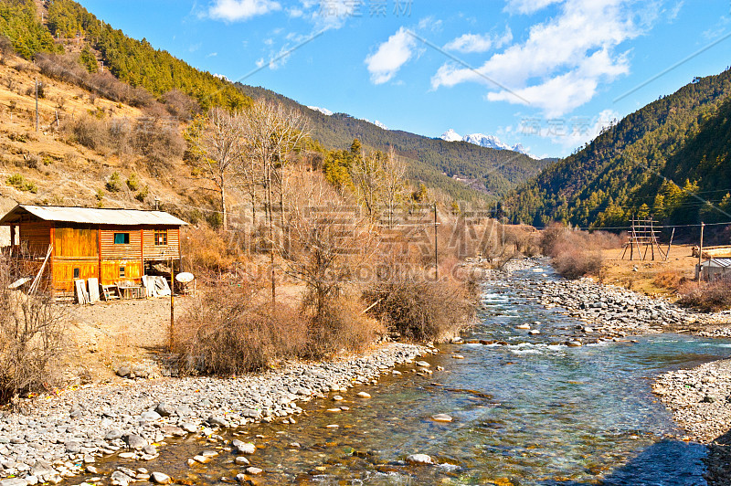 青藏高原的场景