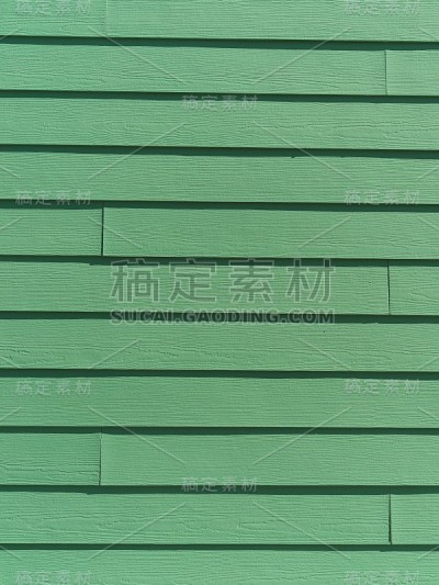 绿色的墙