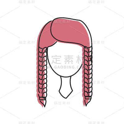有发型的漂亮女人