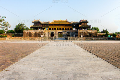 皇宫护城河，皇宫建筑群，顺化省。越南