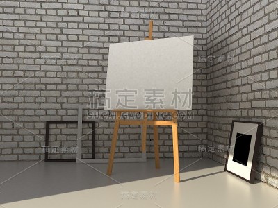 3D渲染绘画模型。