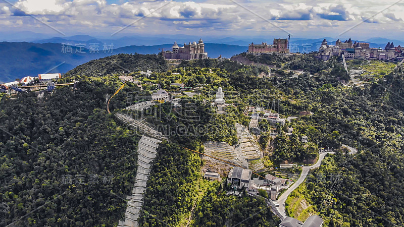 山顶巴那山鸟瞰图