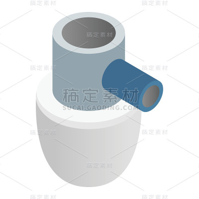 虹吸水槽等距3d图标