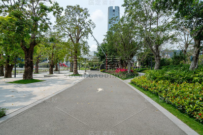 中国深圳的柏油路