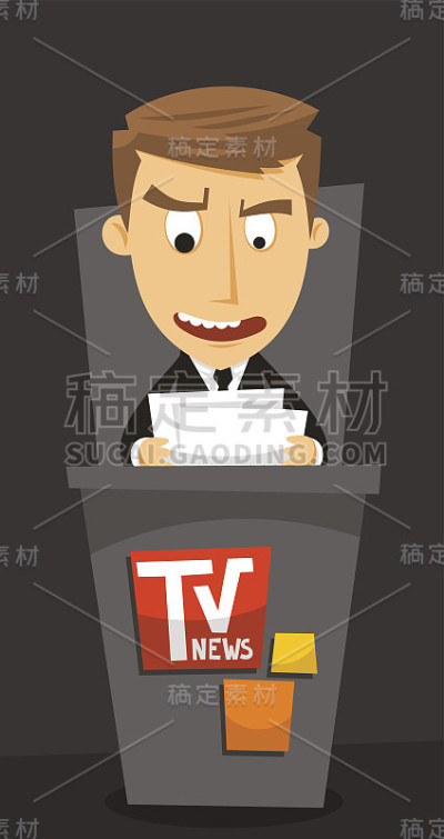 新闻主播，记者，电视主播