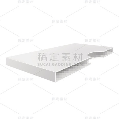 包装盒子。插图孤立在白色背景上