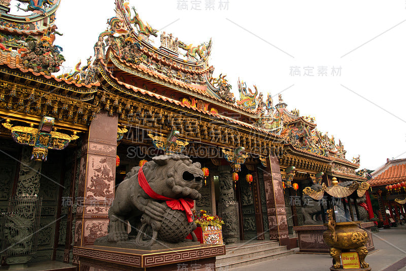 中国在泰国的大型神社和寺庙。