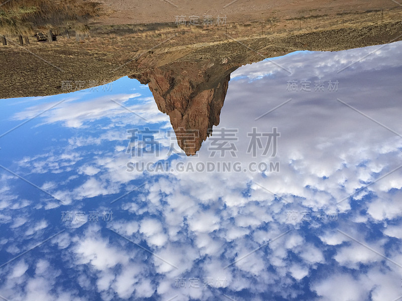 美国亚利桑那州的阿加斯拉峰火山