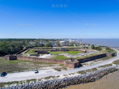 阿拉巴马州的多芬岛和盖恩斯堡