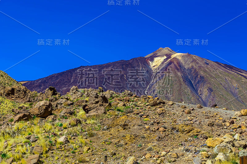 特内里费岛上的泰德火山景观