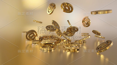 3 d渲染的电子邮件