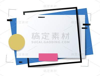 Frame with copy space for text design template, fl