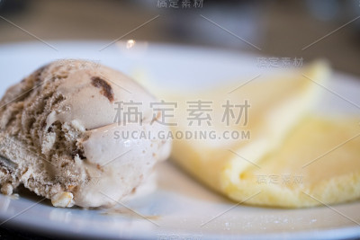 冰和煎饼