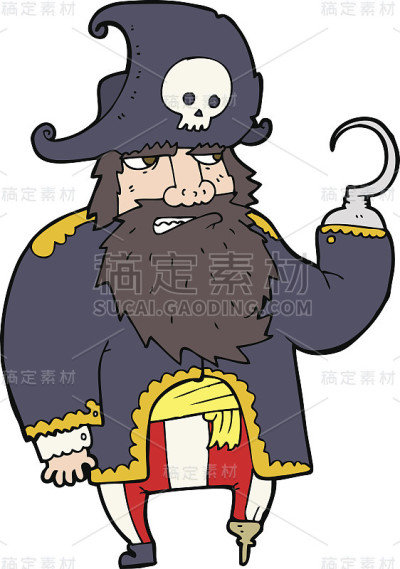 卡通的海盗