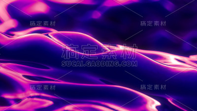 抽象波浪霓虹背景粉红色