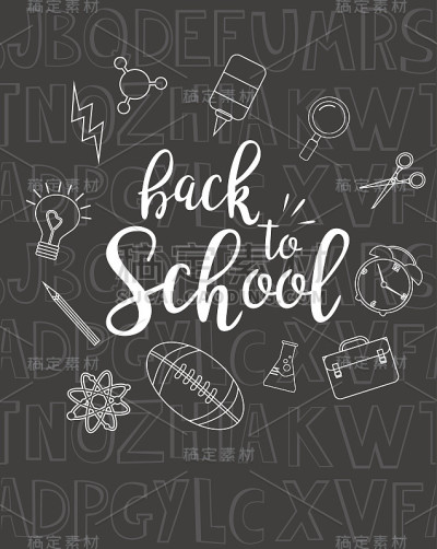 欢迎回到学校海报