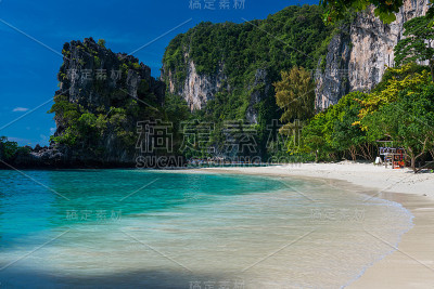 泰国香港岛的明信片风景-里面没有人