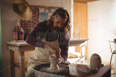 男陶工制壶