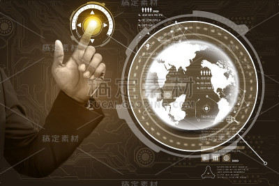 智能手展示未来科技