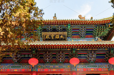 在正宗少林寺(少林寺)的宝塔，一个禅宗佛教寺庙。联合国教科文组织世界遗产