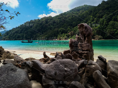 泰国攀雅府素林岛热带海