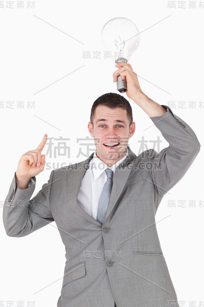 一个有想法的商人的肖像
