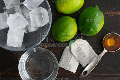 越南酸橙冰茶的原料(河内Tra Chanh)