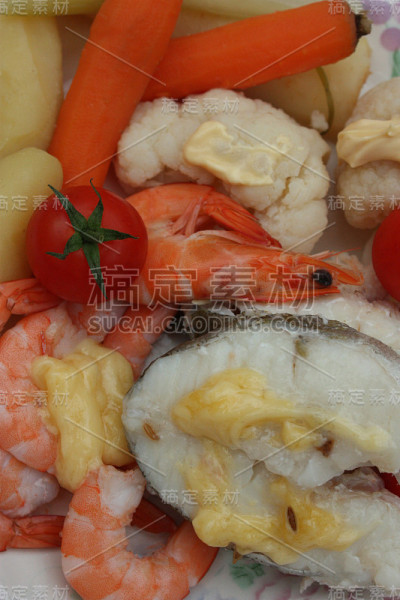 蒜泥蛋黄酱普罗旺斯的美食