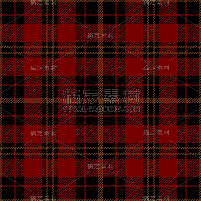 Red and Black Tartan Plaid Seamless Pattern Backgr