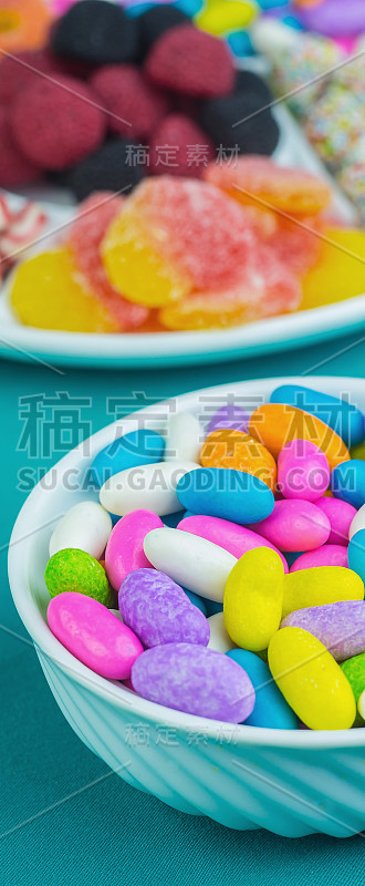 五颜六色的糖果