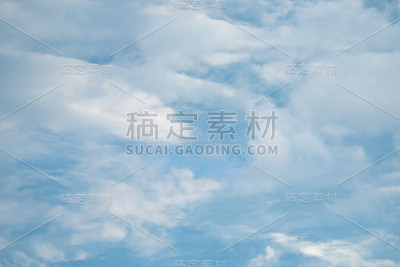 多云的天空