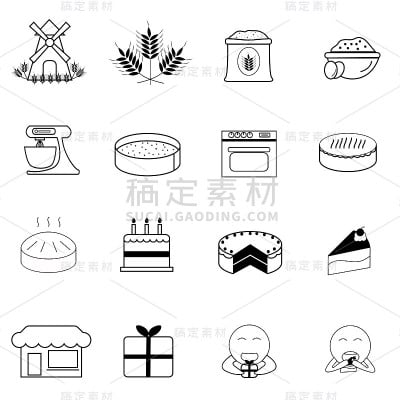 蛋糕和面包店的偶像