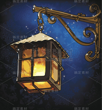 冬夜花灯