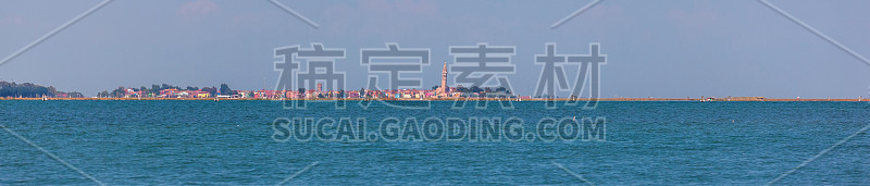 意大利威尼斯群岛的美丽全景