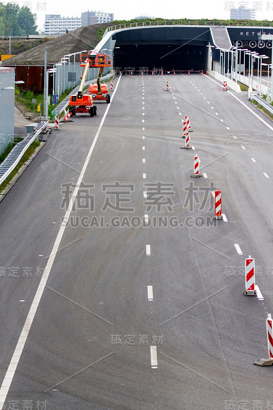 高速公路constructionsite