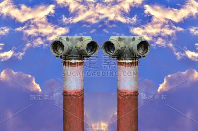 红色消防栓