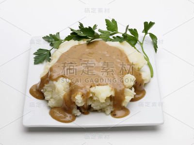 土豆泥和肉汁