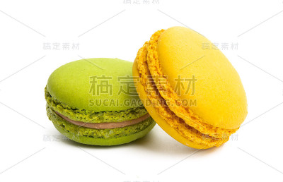 蛋白杏仁饼干孤立