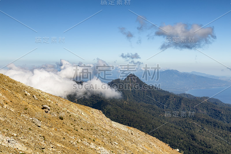 Mount Egon山顶视图