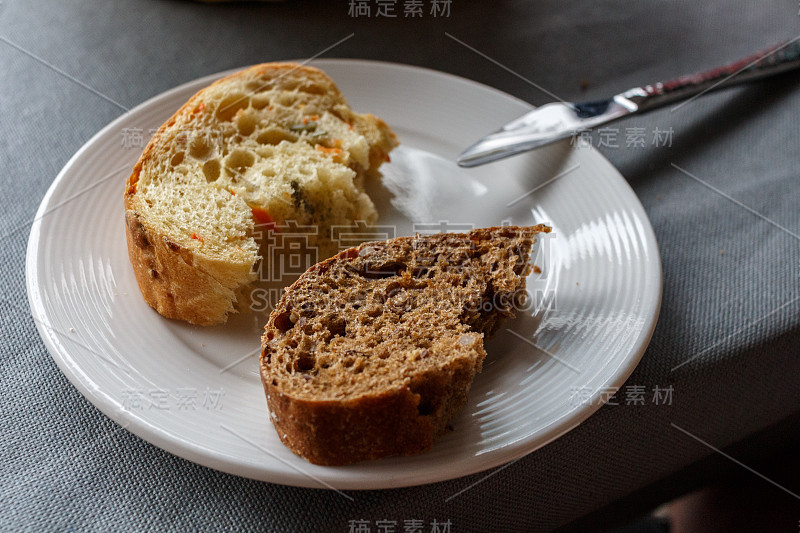 黄油面包片