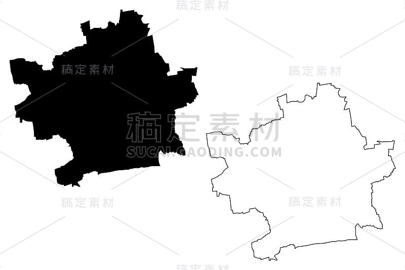 爱尔福特城市地图