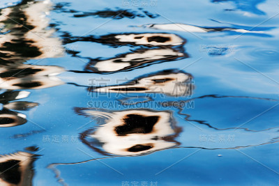 水、海抽象背景