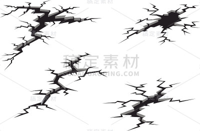 裂缝和结晶