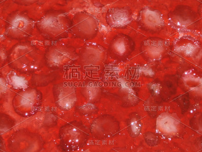 草莓质地的无缝果冻