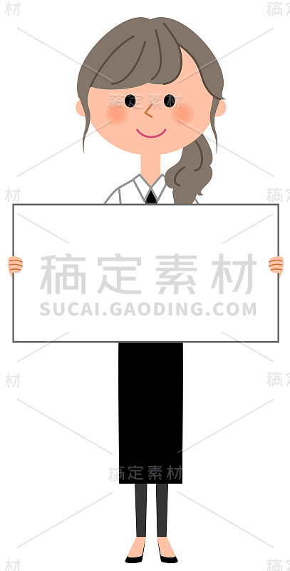 咖啡厅职员，服务员，白板